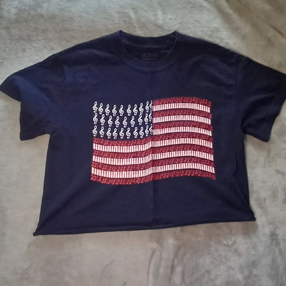 Gildan American Piano Crop To